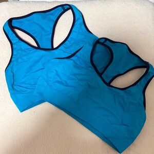 Women's Blue Sports Bra Set